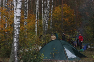 В лагере (фото - Романовский С.)