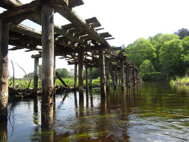 Старый мост за деревней Краснополье